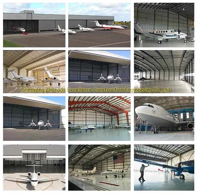 Ангар воздушных судн хорошей строительной конструкции рамки стальной структуры цены полуфабрикат
