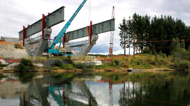 прогон fabrication/AWS D1.5 стальной структуры сварил стальные структурные проект моста/изготовление моста луча стальной структуры