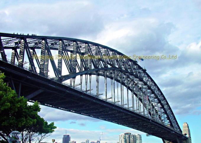 Префаб ферменных конструкций рамки мост стальной структуры Байлей Мулти портативный, мост конструкции металла с чертежом