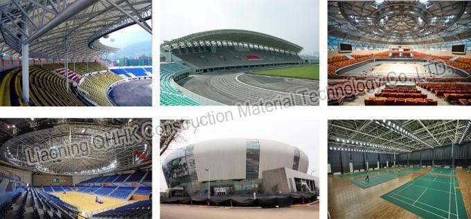 Экономический футбольный стадион стальной структуры для залы спорта