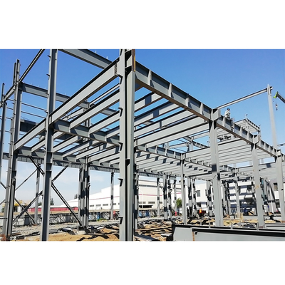 Anti Vibration Painting Prefabricated Steel Structure Warehouse For Storage